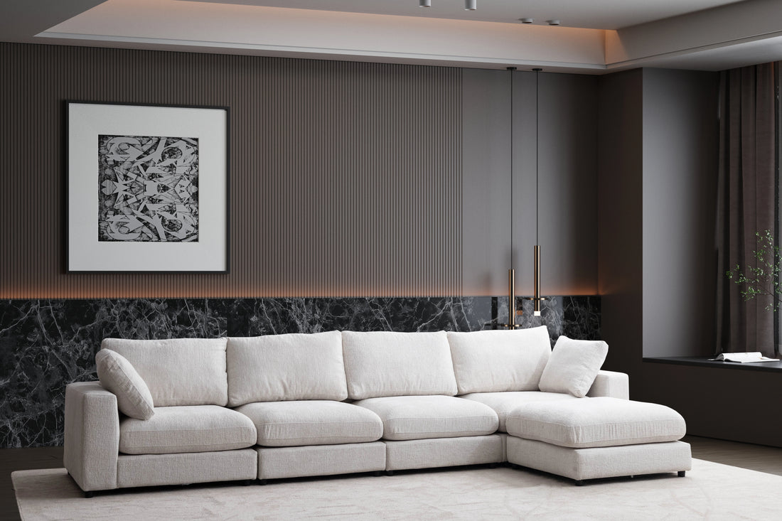 Canapé ERM-Julia Modulable Chenille 4+1