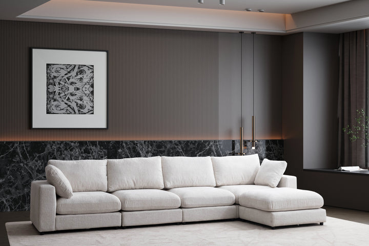 Canapé ERM-Julia Modulable Chenille 4+1