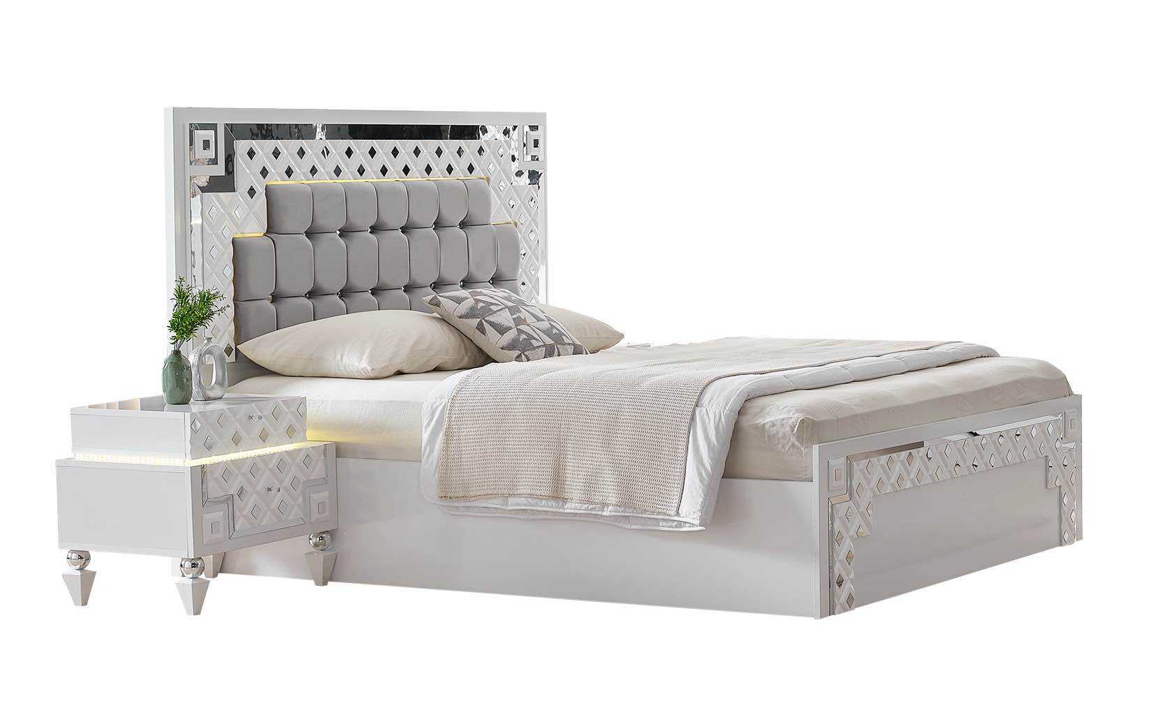 CHAMBRE À COUCHER CRISTAL SILVER