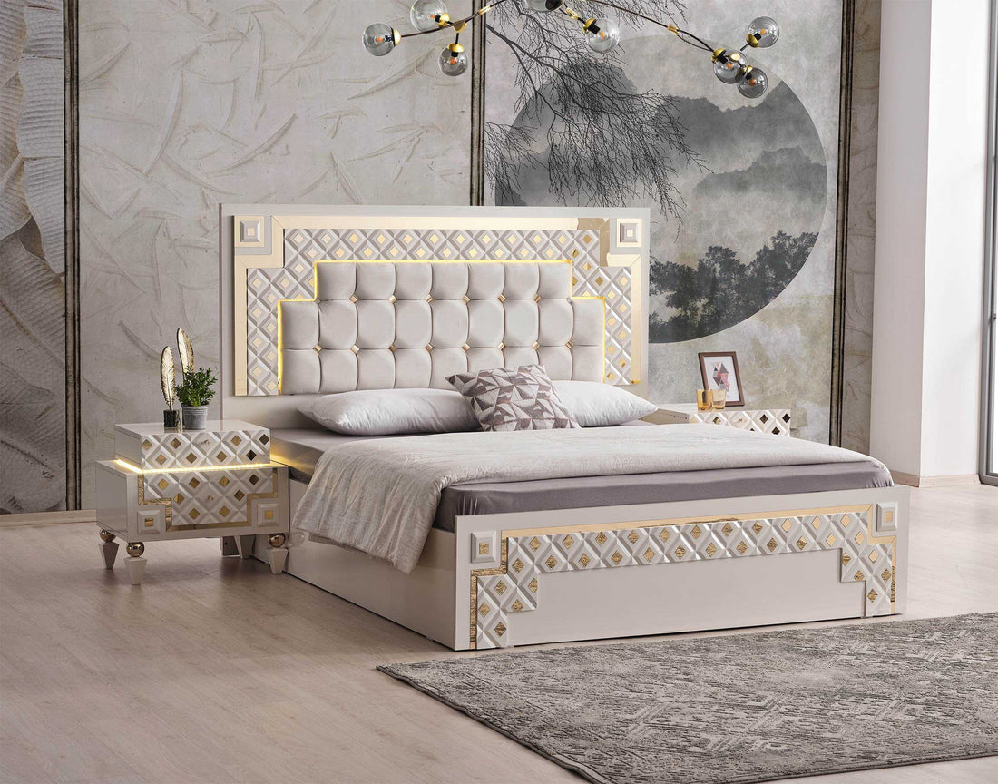 CHAMBRE À COUCHER CRISTAL GOLD