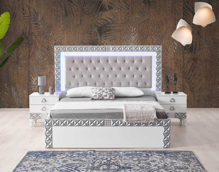 CHAMBRE À COUCHER ALLIANCE ARGENT