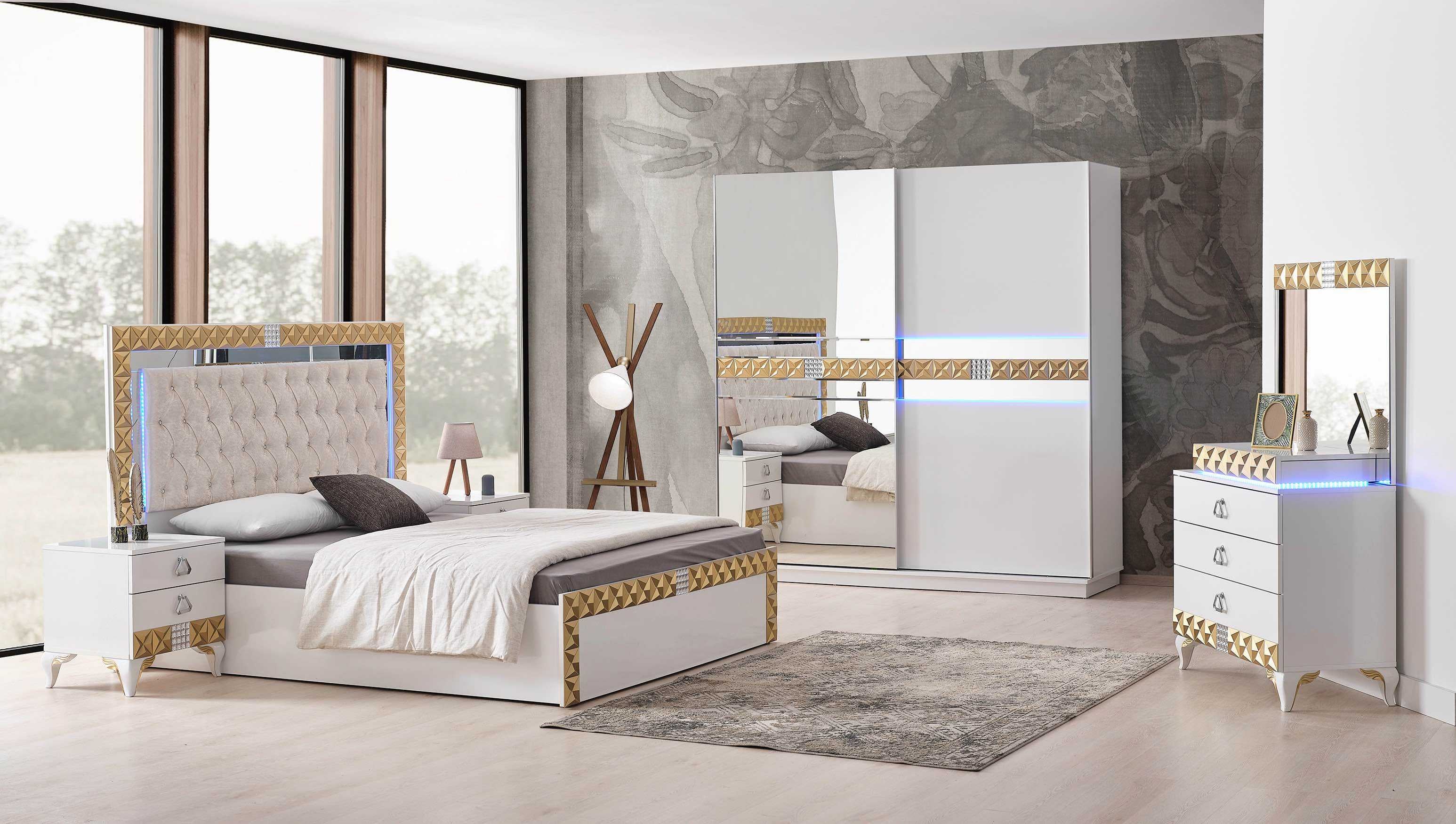 CHAMBRE À COUCHER ALLIANCE OR