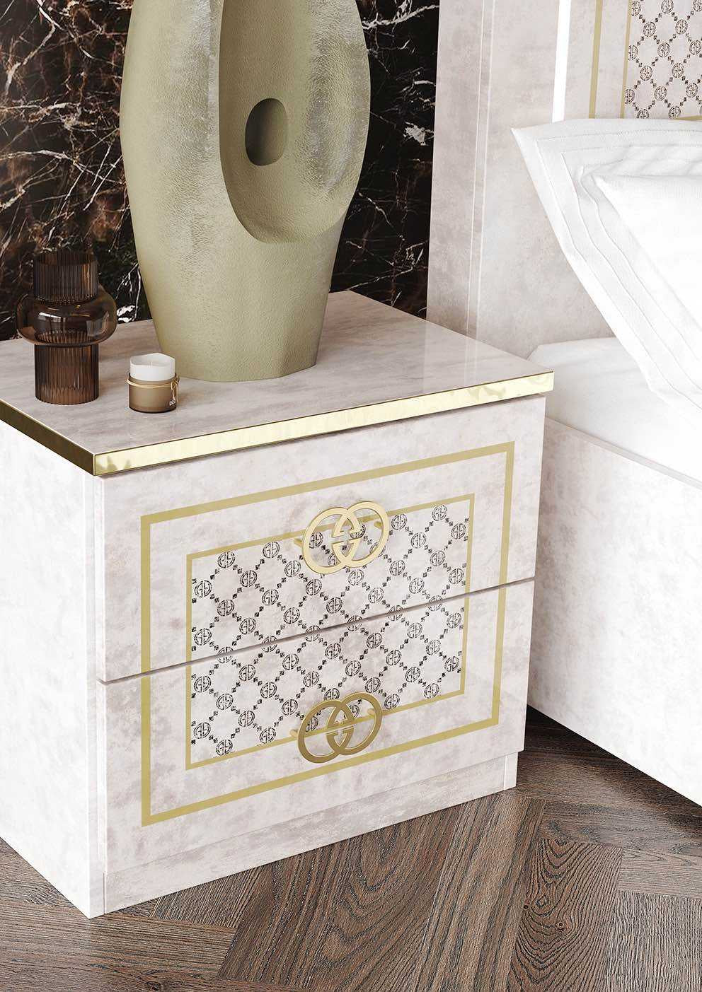 CHAMBRE À COUCHER GUCI SOFT BEIGE