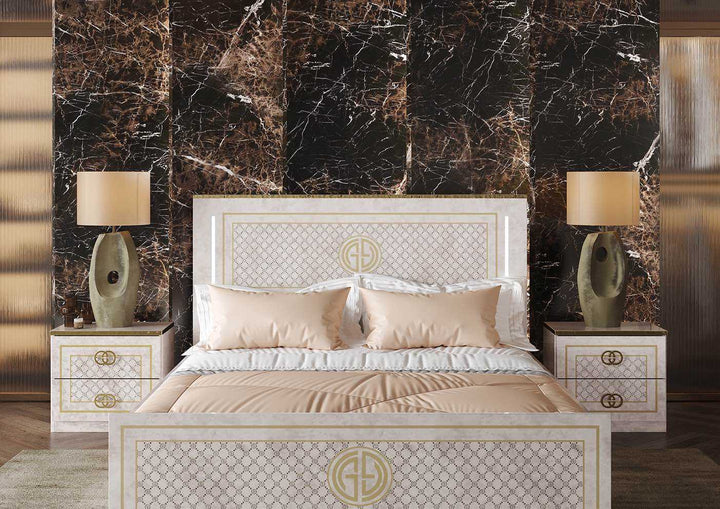 CHAMBRE À COUCHER GUCI SOFT BEIGE
