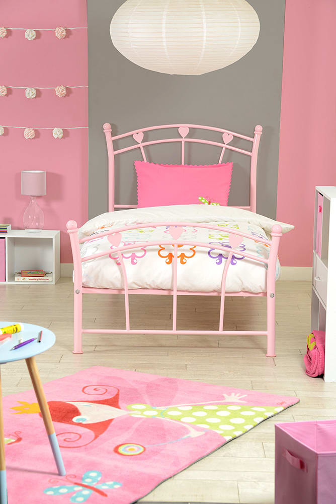 LIT METAL ROSE JEMINA 90x190 cm