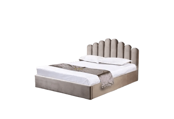 Lit coffre 2 places 160x200 cm DOHA sommier coffre intégré