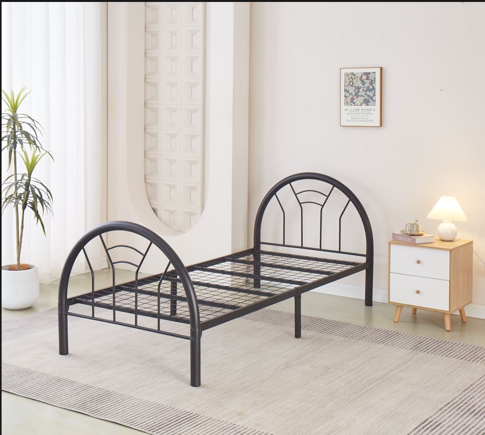 LIT METAL OSCAR NOIR 90X190cm