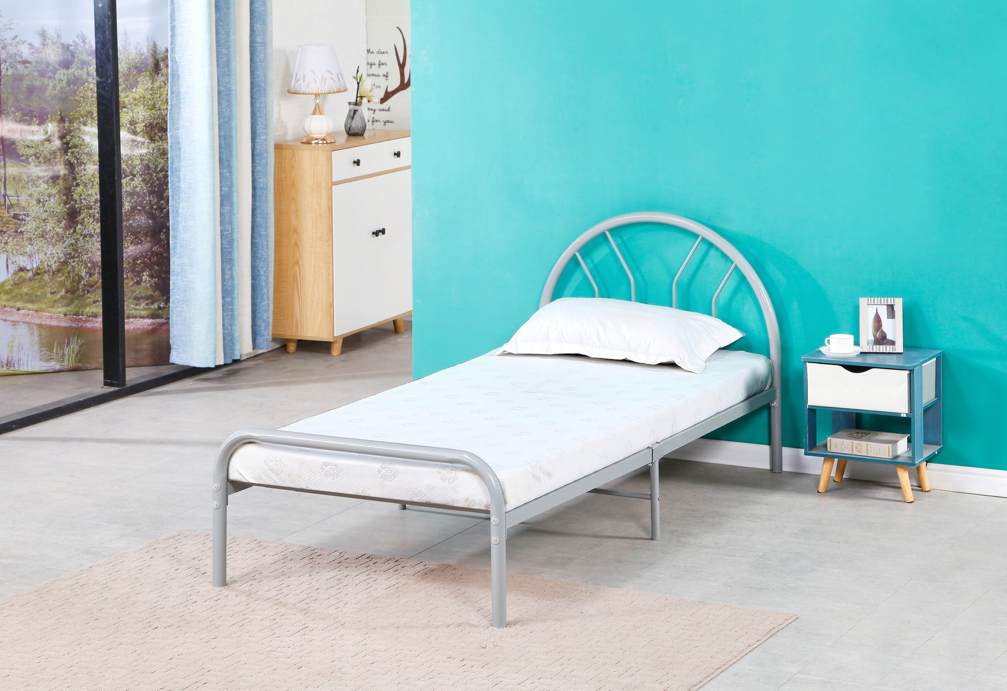 LIT ECO GRIS 90X190cm