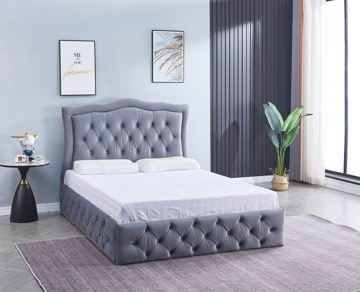 CADRE DE LIT TREND GRIS 160