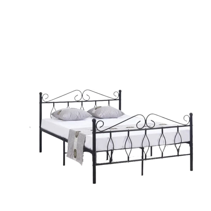 Lit 2 places JULIE 140x190 cm métal sommier inclus