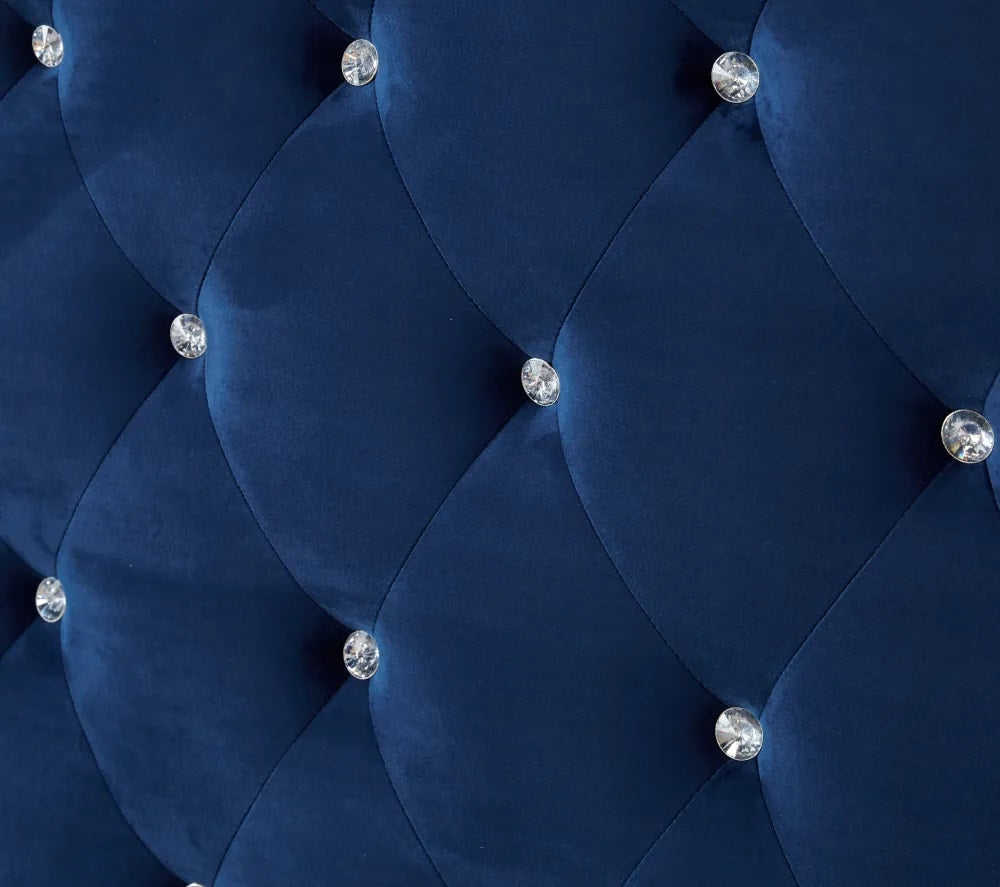 Lit 2 places 140x190 cm PRESTIGE velours  sommier inclus