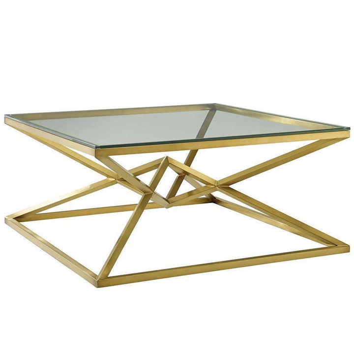 Table basse carrée PYRAMIDE 100x100 cm