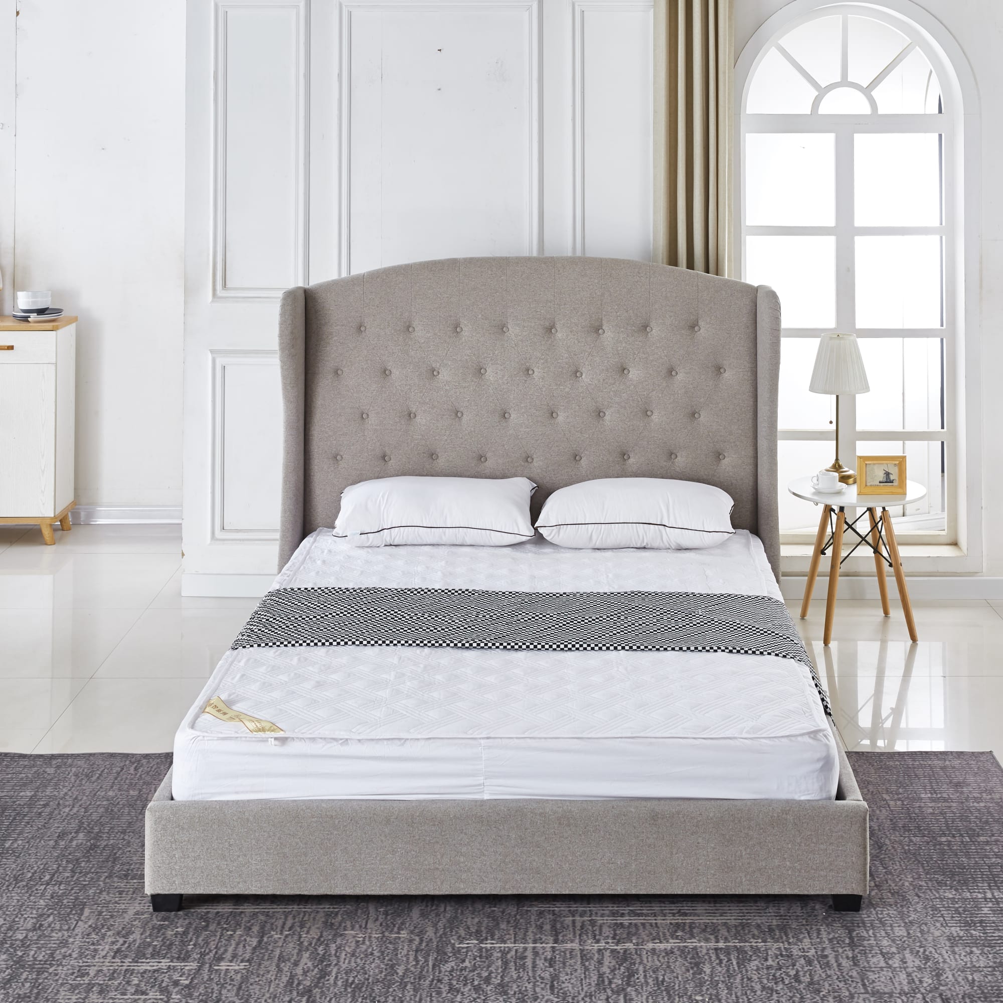 LIT BERGERAC TAUPE 140x190 cm