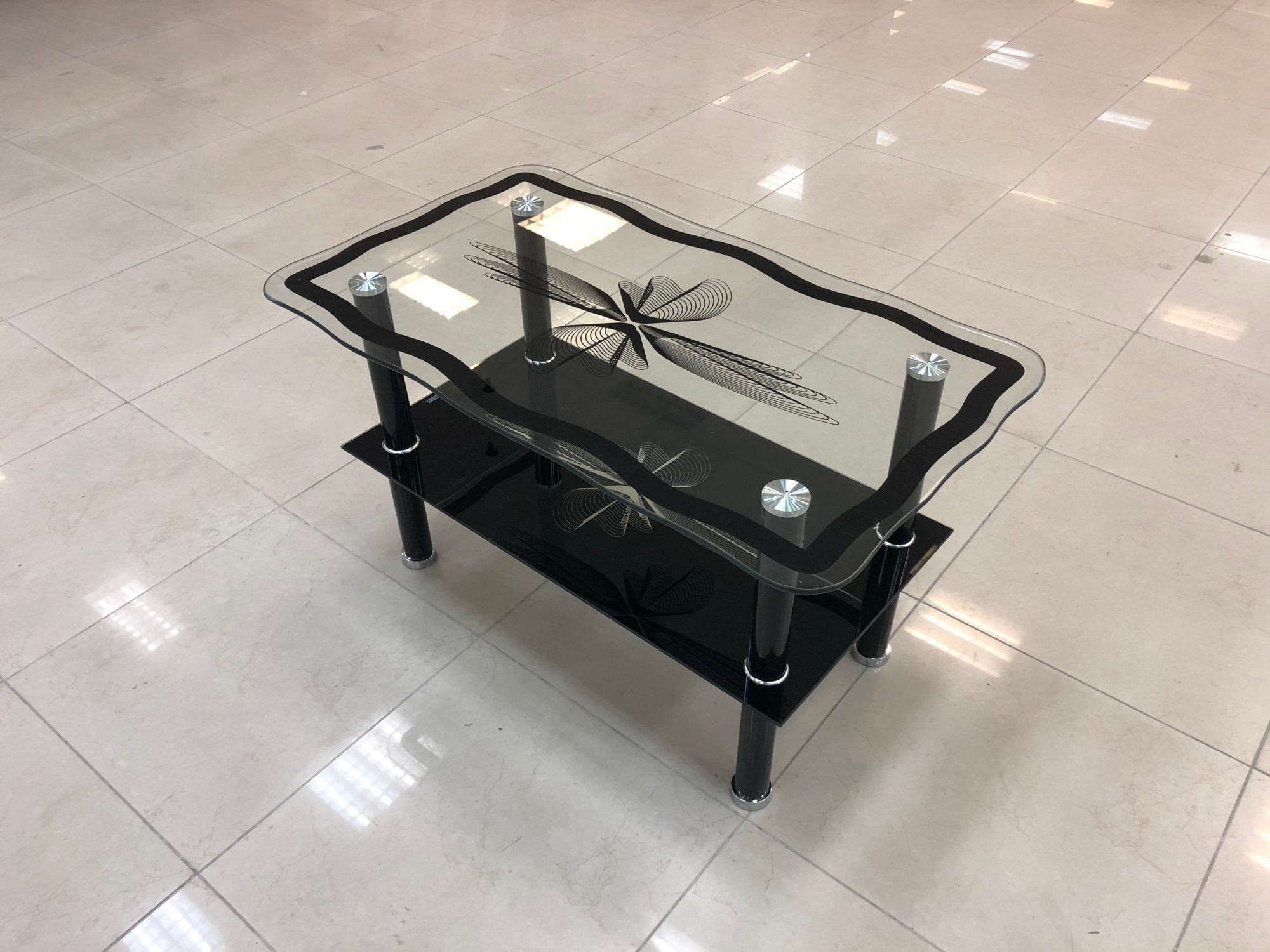 TABLE BASSE INES NOIR 74x45x43cm