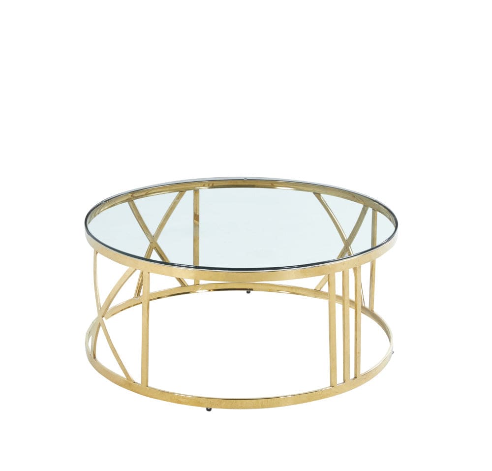 Table Basse ATMOS Gold 80 cm