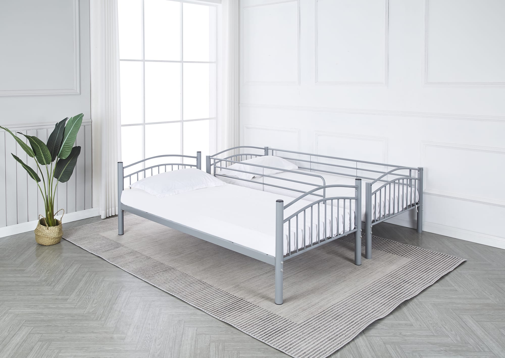 LIT SUPERPOSÉ ALICE GRIS 90X190cm