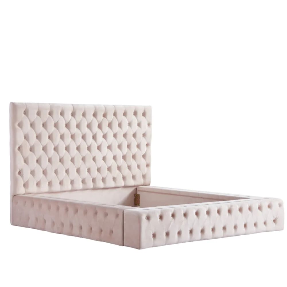 Cadre de Lit 2 places 180x200 cm ROYAL velours