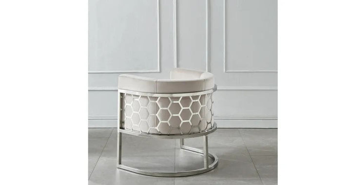 Fauteuil ALVEOLES velours anthracite