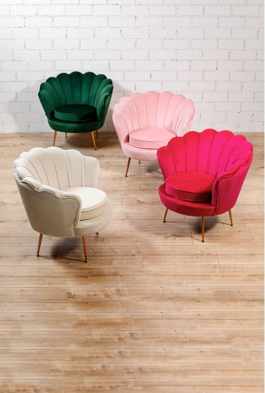 FAUTEUIL NYMPHEA GOLD VERT