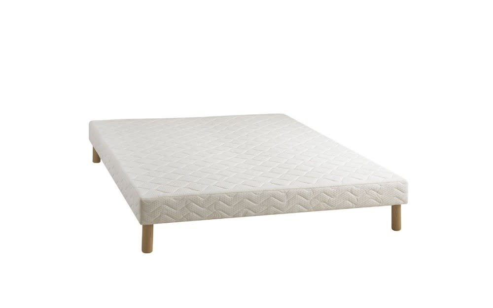 SOMMIER TAPISSIER 140x190 cm + PIEDS OFFERTS