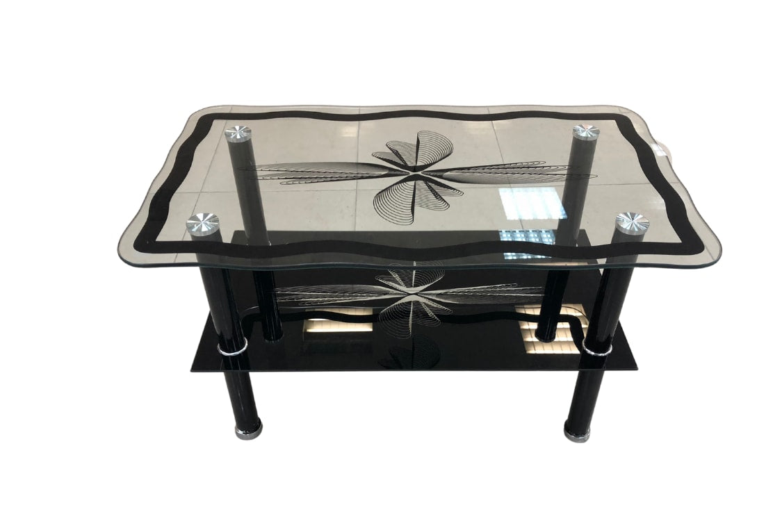 TABLE BASSE INES NOIR 74x45x43cm