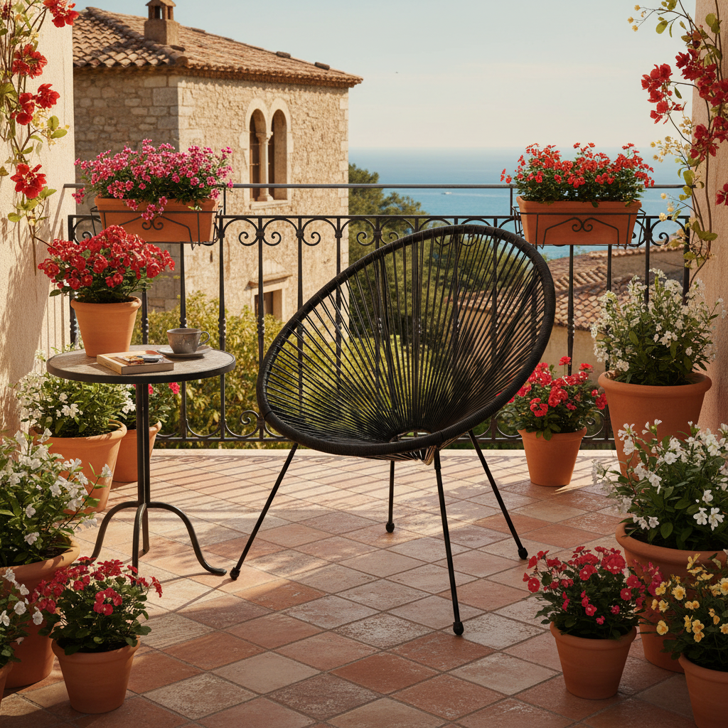 FAUTEUIL ACAPULCO NOIR