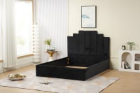 Cadre de lit PIANO velours 160x200 cm