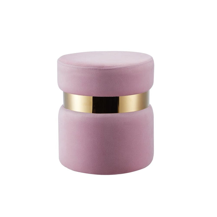 Lot de 2 poufs CHIC en velours