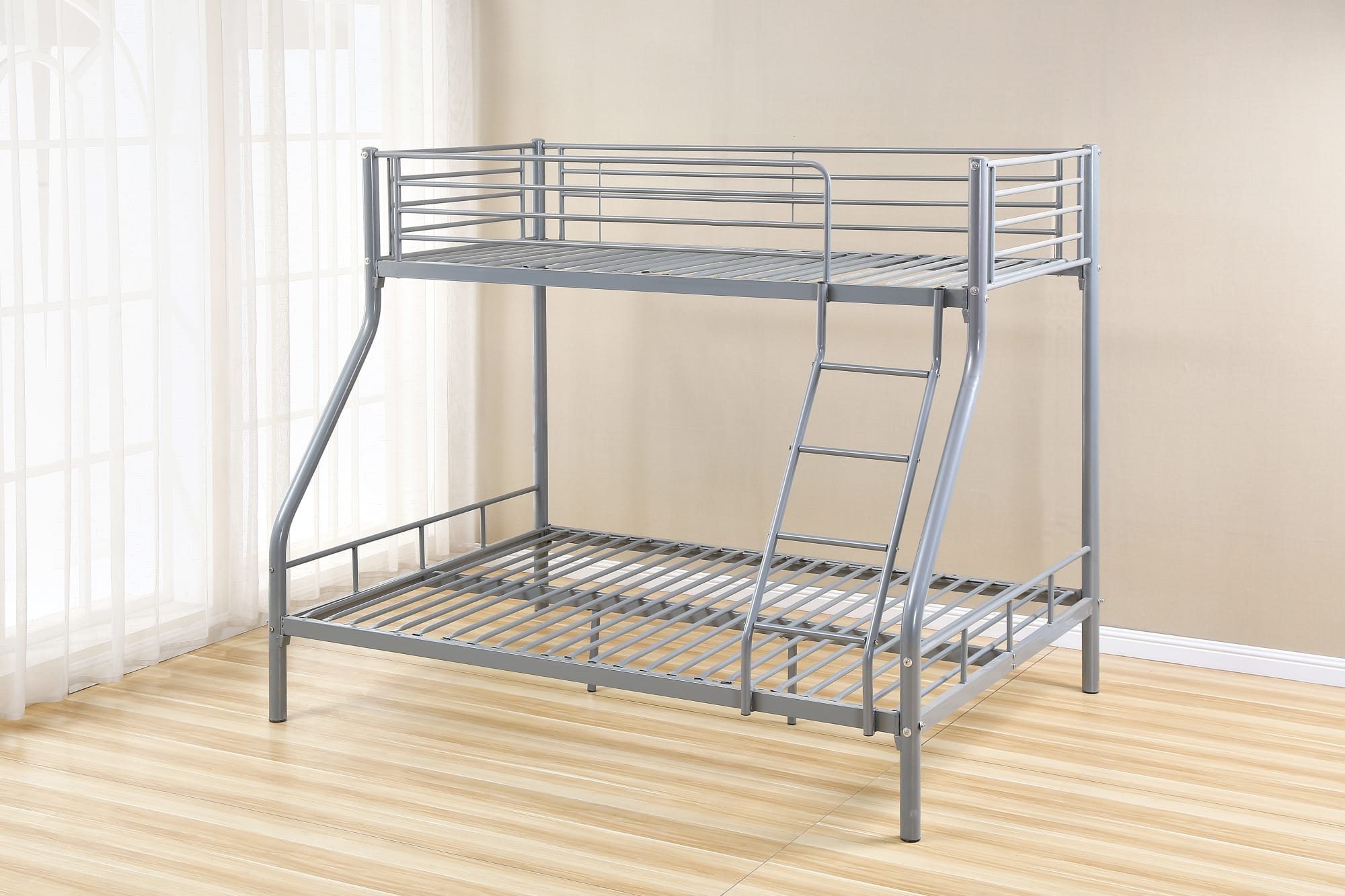 LIT SUPERPOSÉ BOB GRIS 90X190cm + 140x190 cm