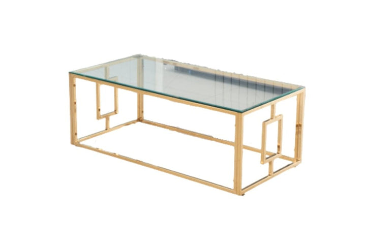 Table basse SOPHIE  pieds Gold  120 cm