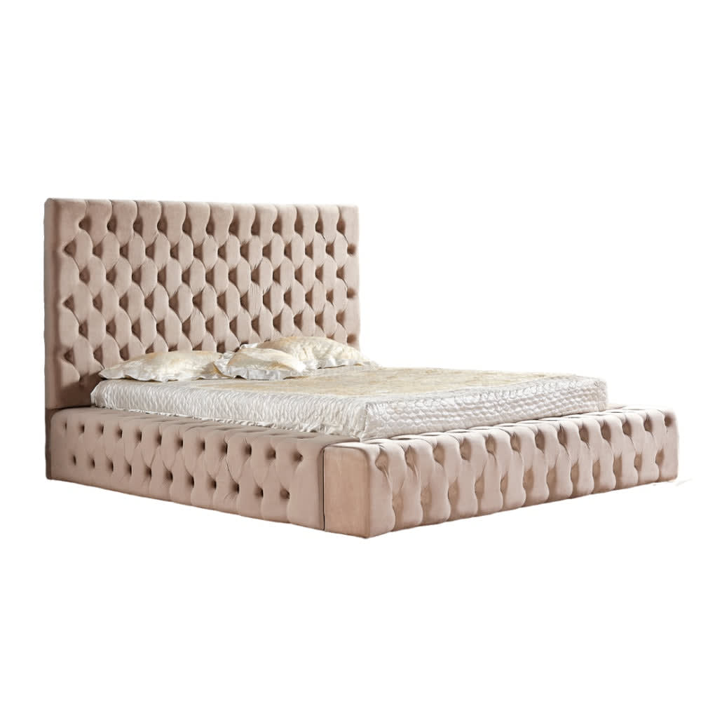 Cadre de Lit 2 places 140x190 cm ROYAL velours