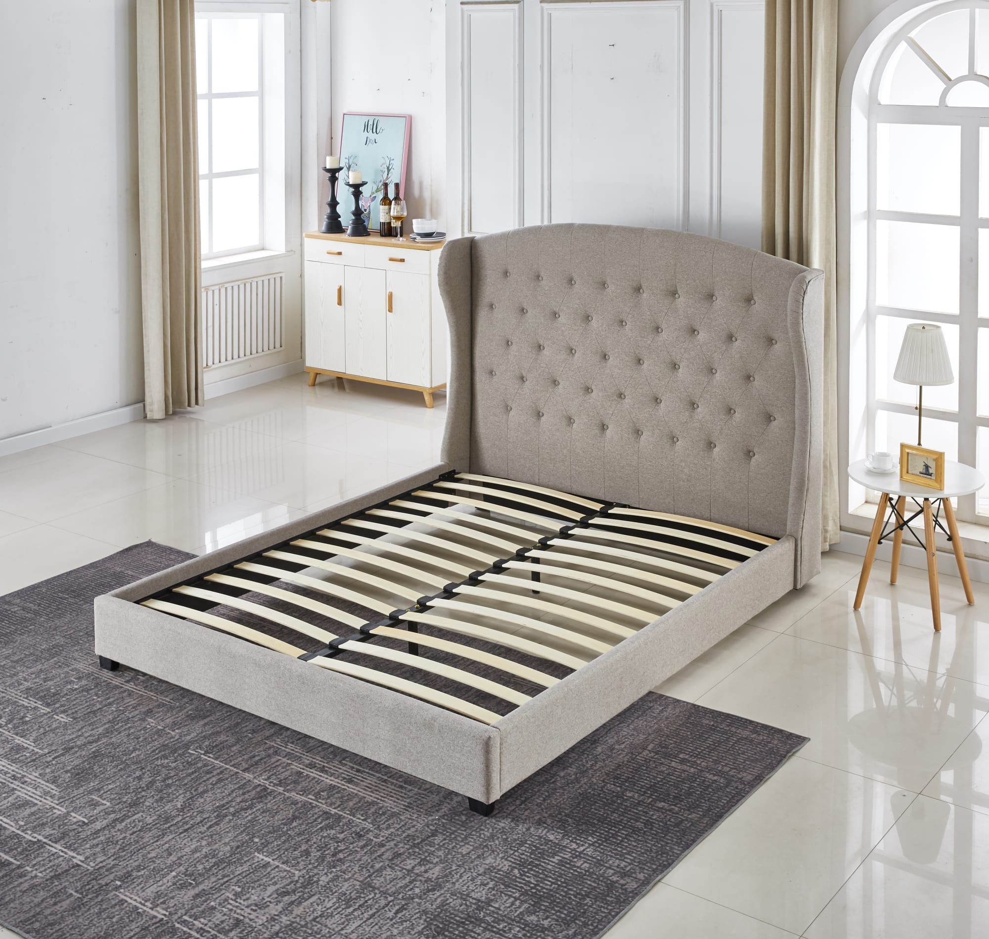 LIT BERGERAC TAUPE 140x190 cm