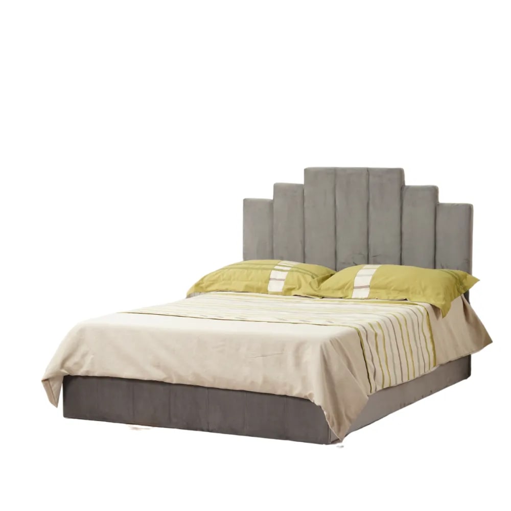 Cadre de lit PIANO velours 140x190cm