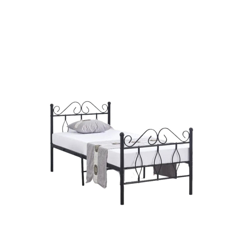 Lit 1 place JULIE 90x190 cm en Métal sommier inclus