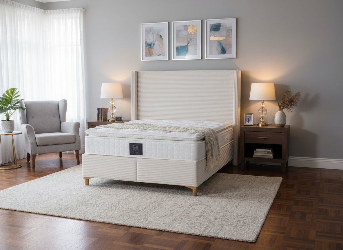 Lit coffre Venus beige-ERM