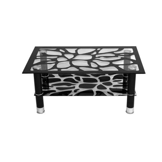 TABLE BASSE CARINNE NOIR 100x55x43cm
