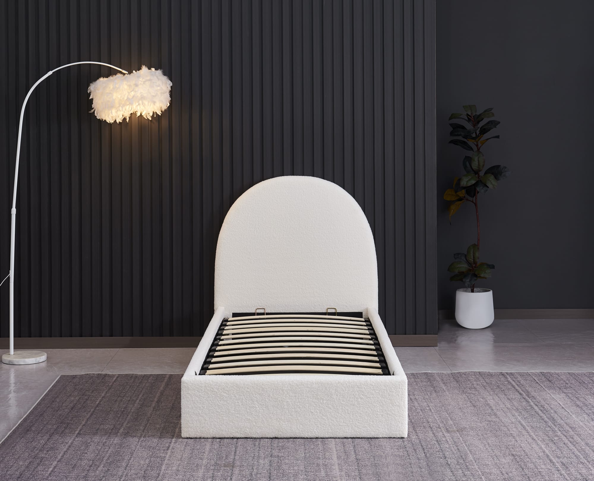 LIT SIMPLE COFFRE VALENTINA 90X190cm