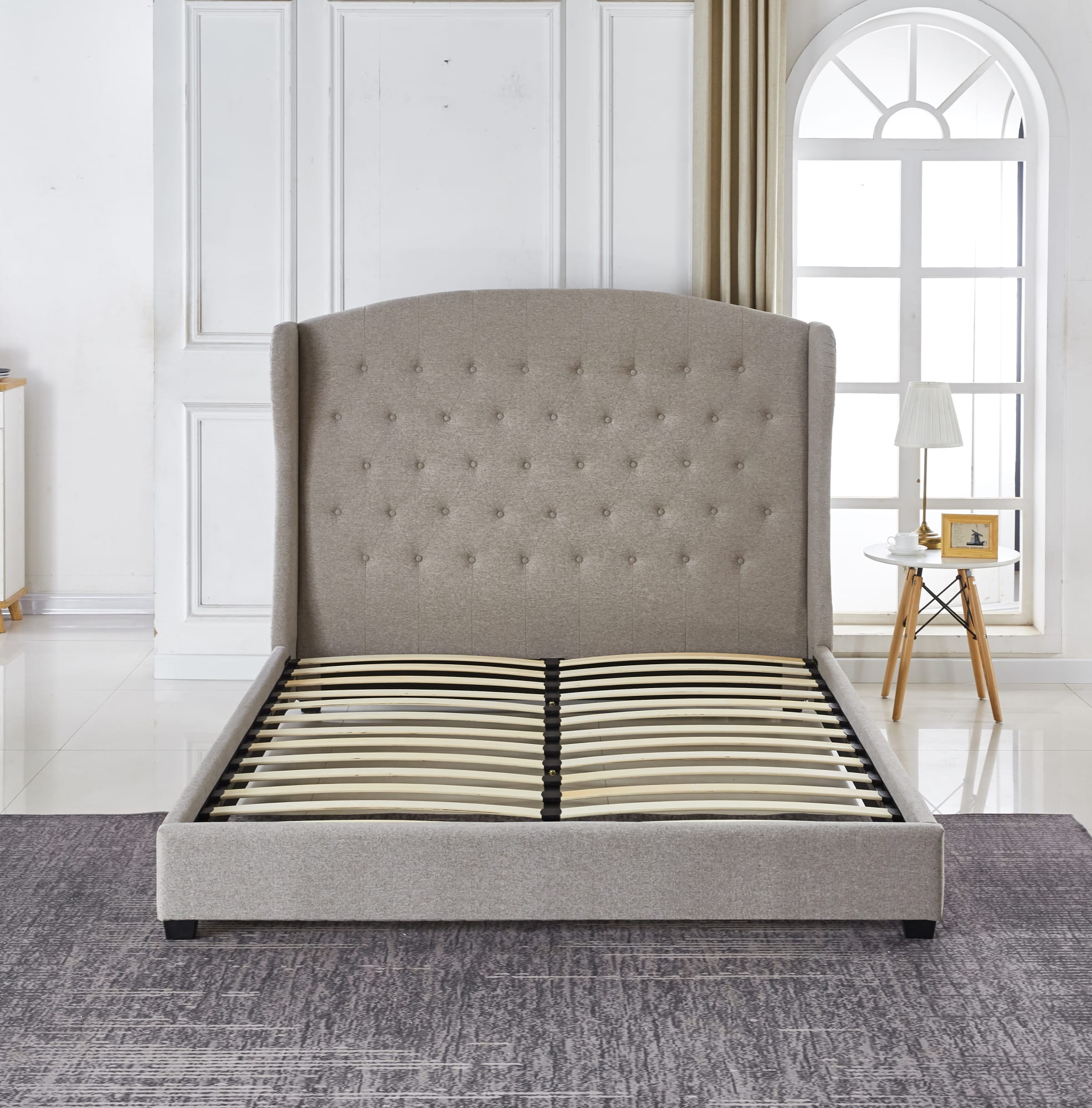 LIT BERGERAC TAUPE 160x200 cm