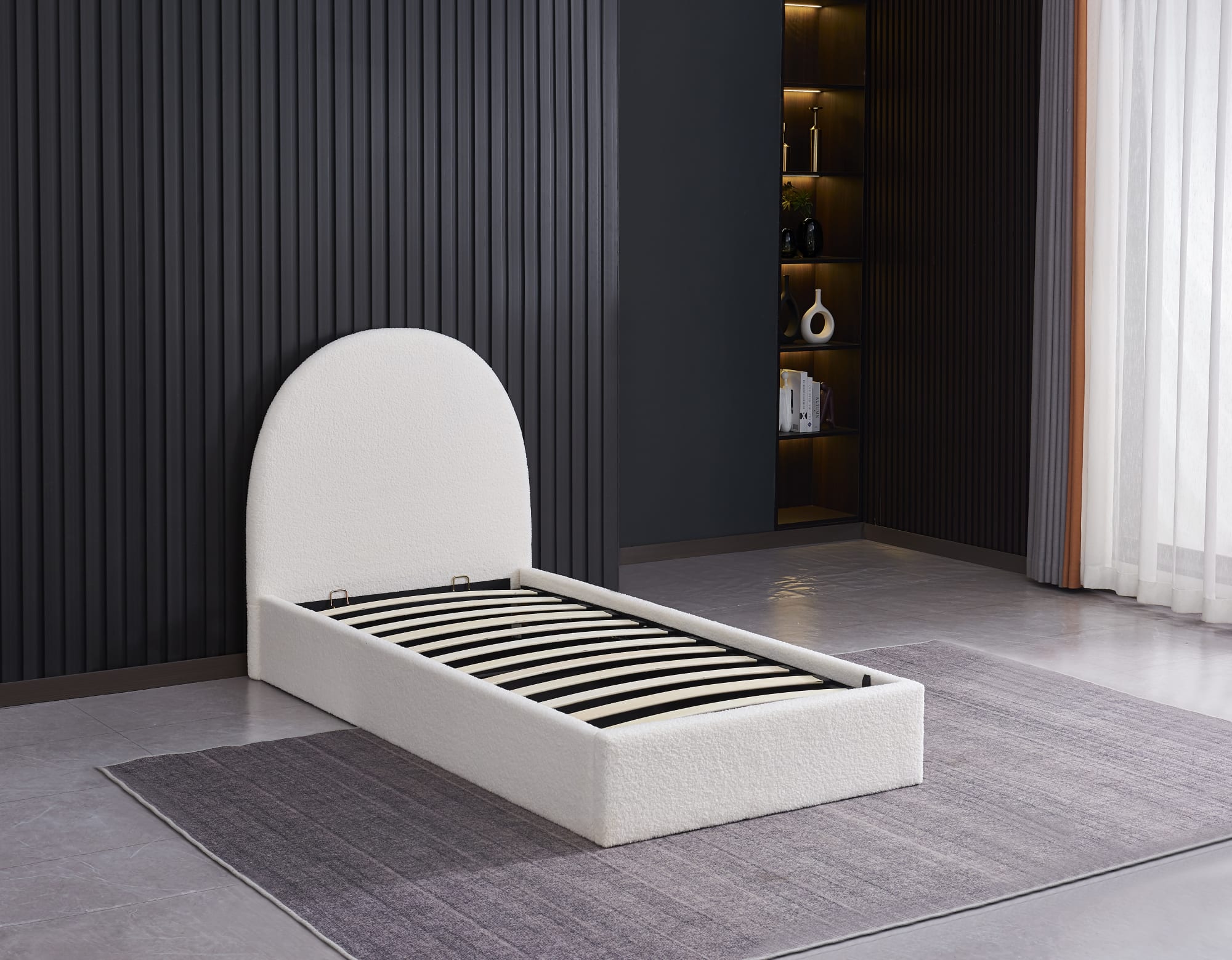 LIT SIMPLE COFFRE VALENTINA 90X190cm