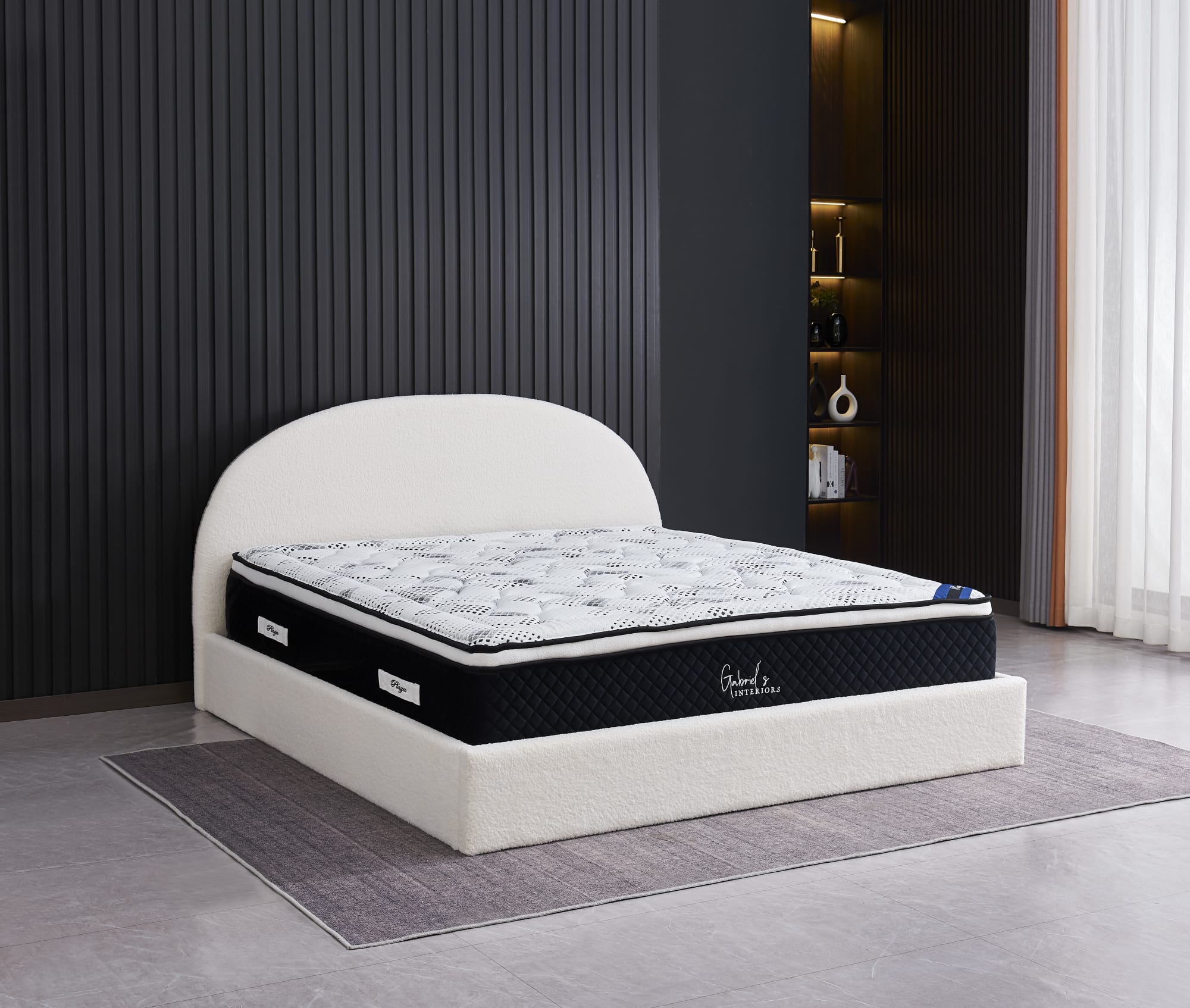 LIT DOUBLE COFFRE VALENTINA 160x200cm