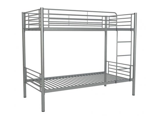 LIT SUPERPOSE SEPARABLE EN METAL LUNA GRIS 90x190 + 90x190cm