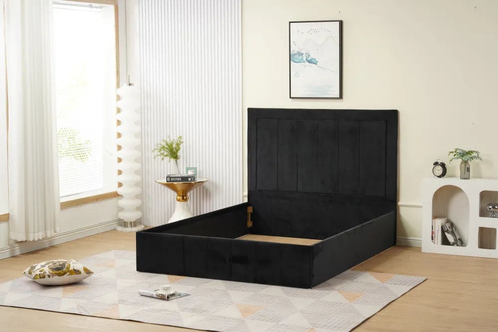 Cadre de lit POLO velours 140x190cm
