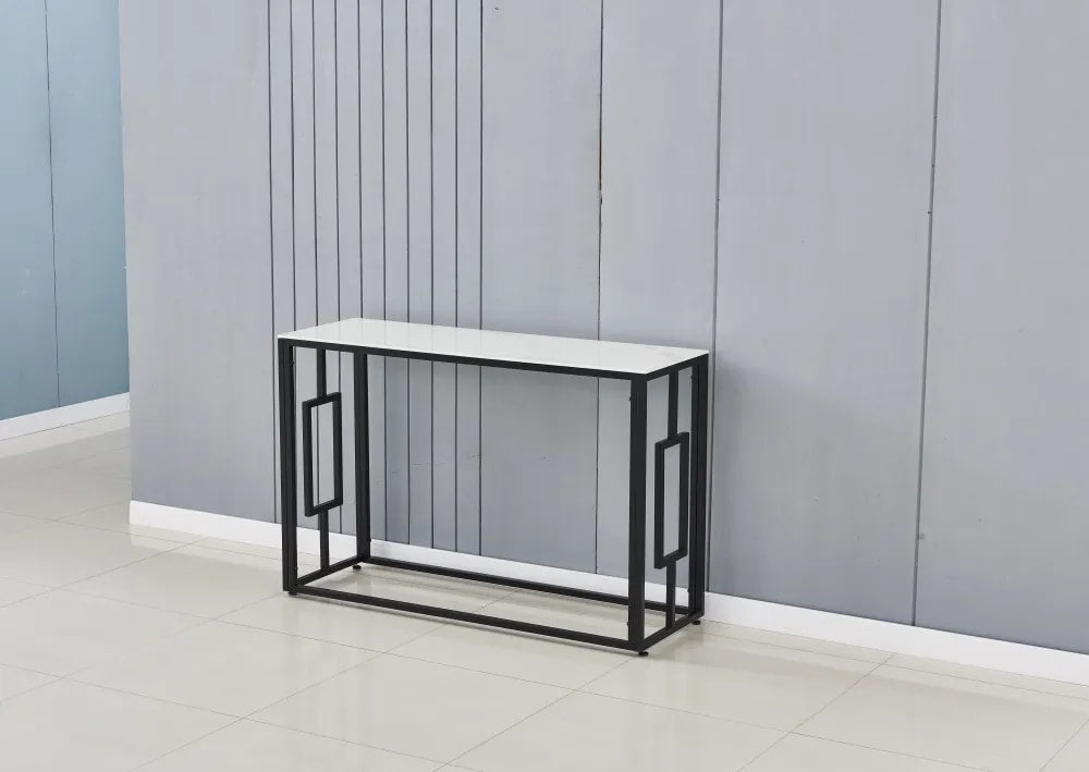 Console SOPHIE Métal Noir 120x40x78 cm