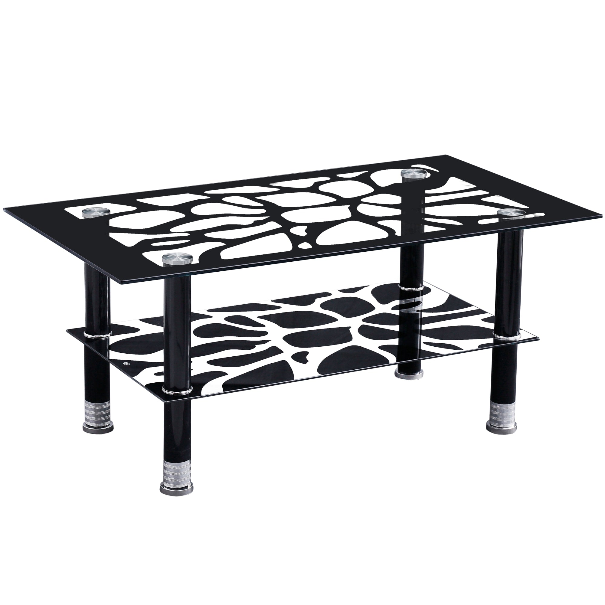 TABLE BASSE CARINNE NOIR 100x55x43cm