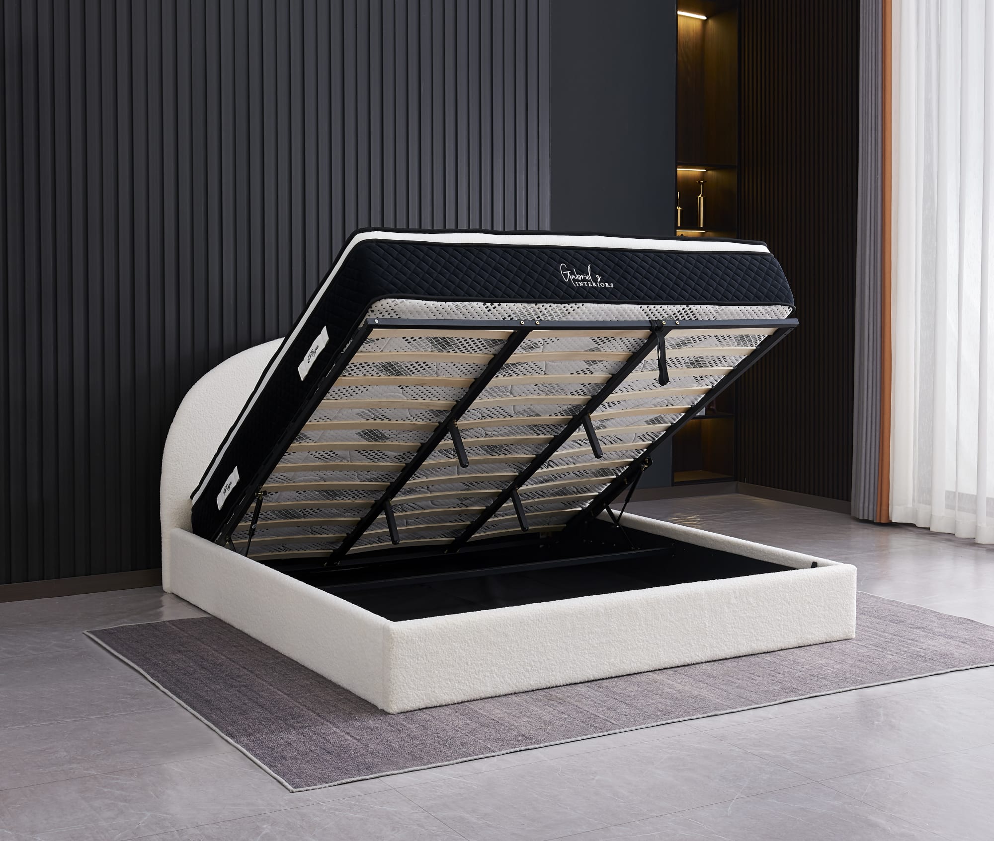 LIT DOUBLE COFFRE VALENTINA 140x190cm