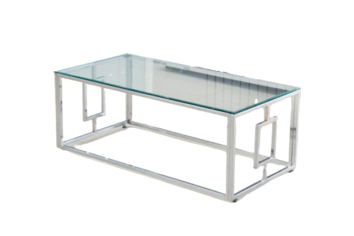Table basse SOPHIE  pieds Chromé  120 cm