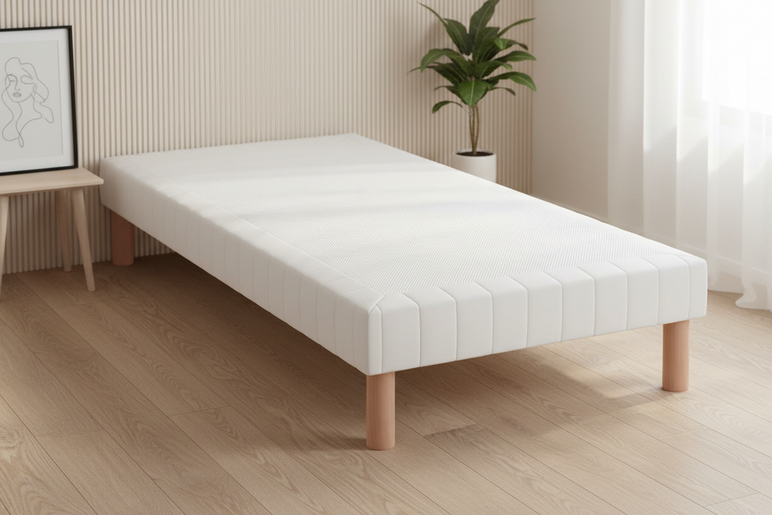 SOMMIER TAPISSIER 120x190 cm + PIEDS OFFERTS