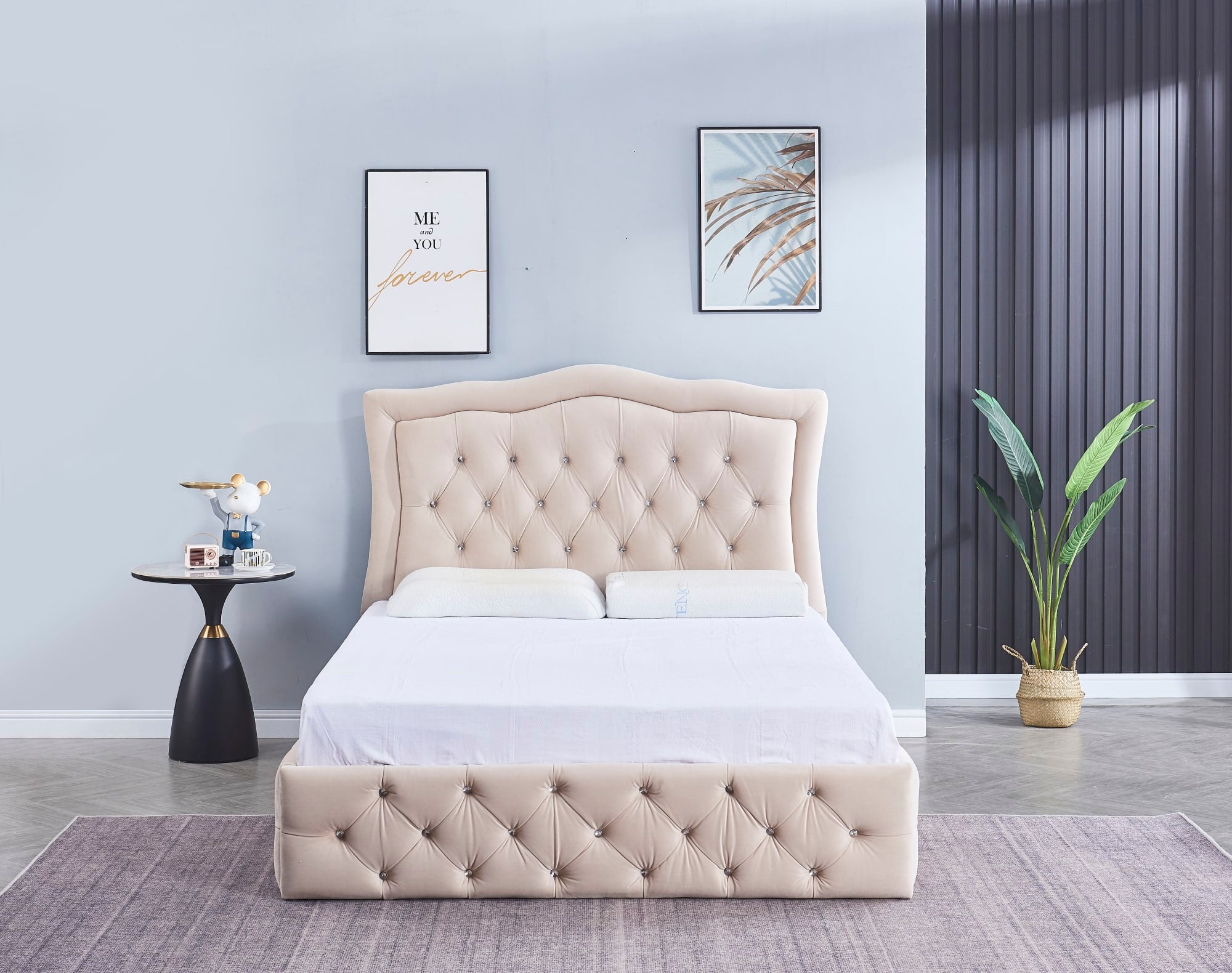 CADRE DE LIT TREND BEIGE 160