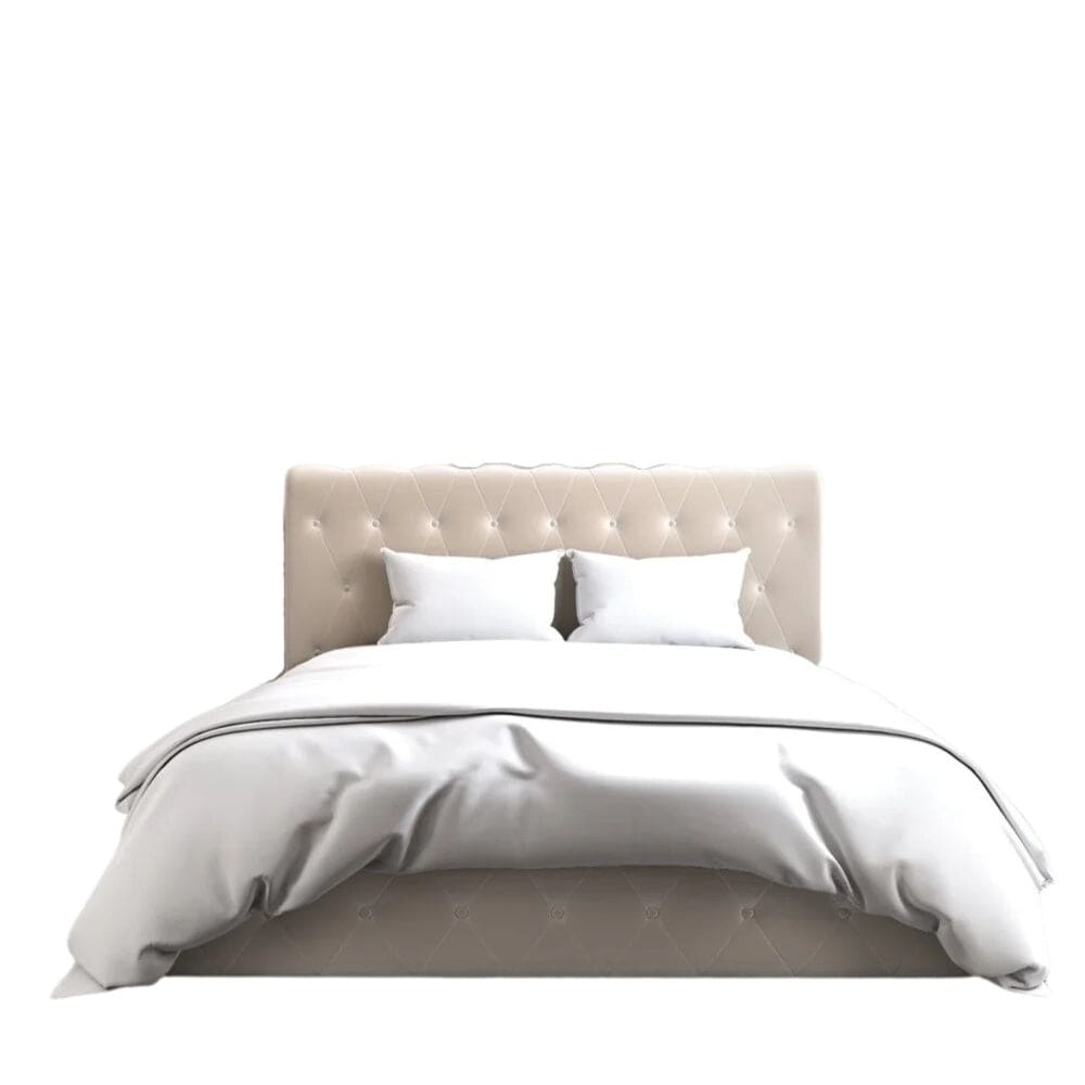 Lit coffre 2 places CORSICA en velours 140x190cm