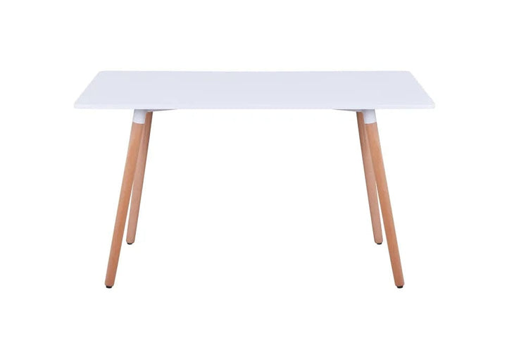 Table à manger scandinave Blanche en bois
